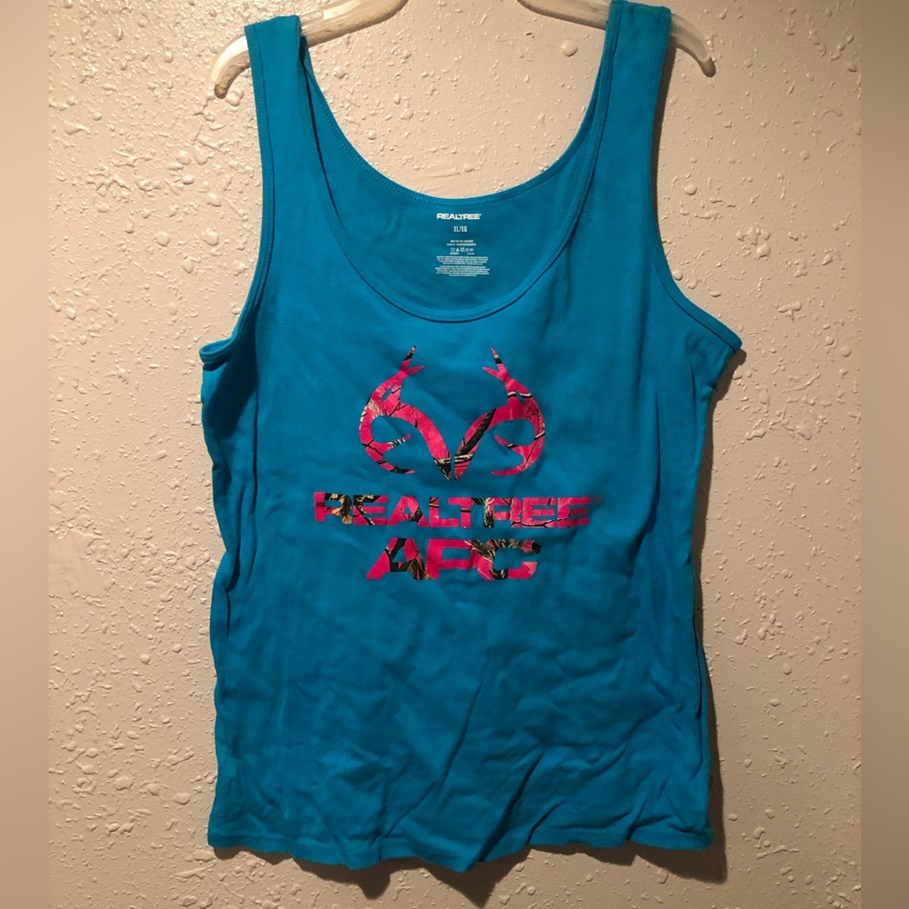 Sz XL Real tree tank. More of a turquoise